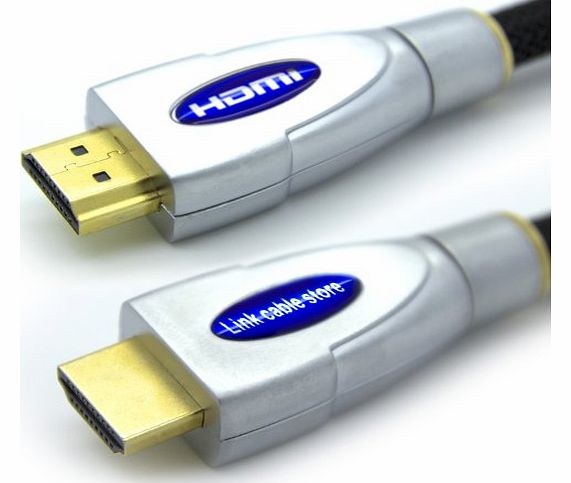 Link Cable Store LCS - FALCON - 9.8 Feet / 3.0 M - HDMI 1.4 - 2.0 Professional - 3D - Ultra HD 4k 2160p - Full HD 1080p - Audio Return Channel (ARC) - 24k Gold plated connectors