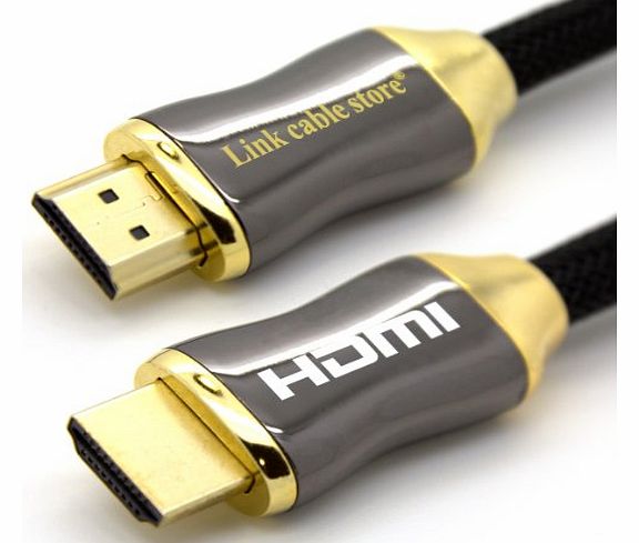 Link Cable Store LCS - ORION - 16.4 Feet / 5.0 M - HDMI 1.4 - 2.0 Professional - 3D - Ultra HD 4k 2160p - Full HD 1080p - Audio Return Channel (ARC) - 24k Gold plated connectors