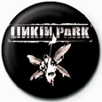 Linkin Park B & W Stencil Button Badges