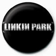 Linkin Park Black Logo Button Badges
