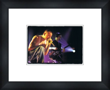 LINKIN PARK Hamburg Germany 2003 - Custom Framed Ross Halfin Card