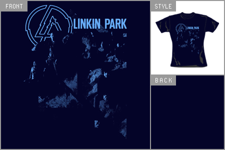 Linkin Park (Mountain) Skinny T-Shirt cid_6692SKCP