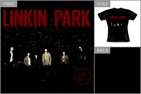 Linkin Park (Orbit) Skinny T-Shirt cid_6691SKBP