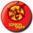 Linkin Park Red Button Badges