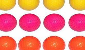 Coloured Optic Golf Balls (50 Balls)