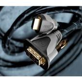 Luxury 24k Gold Plated HDMI - DVI 2.4m Cable