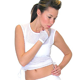 Airtex Top With Ruched Sides