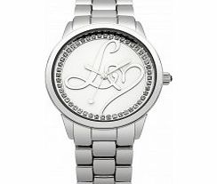 Lipsy Ladies All Silver Bracelet Watch