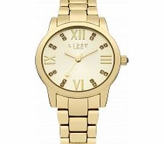 Lipsy Ladies Gold Bracelet Watch