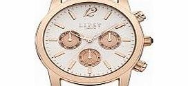 Lipsy Ladies Nude PU Leather Strap Watch