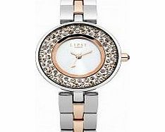 Lipsy Ladies Stone Set Two Tone Bracelet Watch
