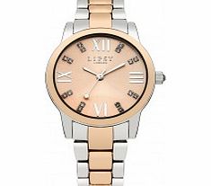 Lipsy Ladies Two Tone Bracelet Watch