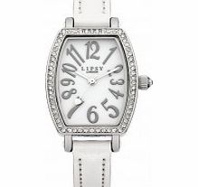Lipsy Ladies White Rubber Strap Watch
