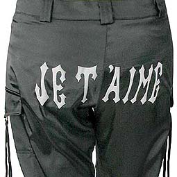 Lipsy Satin Je Taime Combats