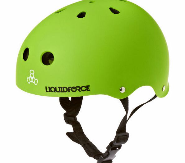 Liquid Force Icon Helmet - Green/ Blue