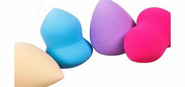 Liroyal Bundle Monster 4pc Pro Beauty Flawless Makeup Blender Foundation Puff Multi Shape Sponges