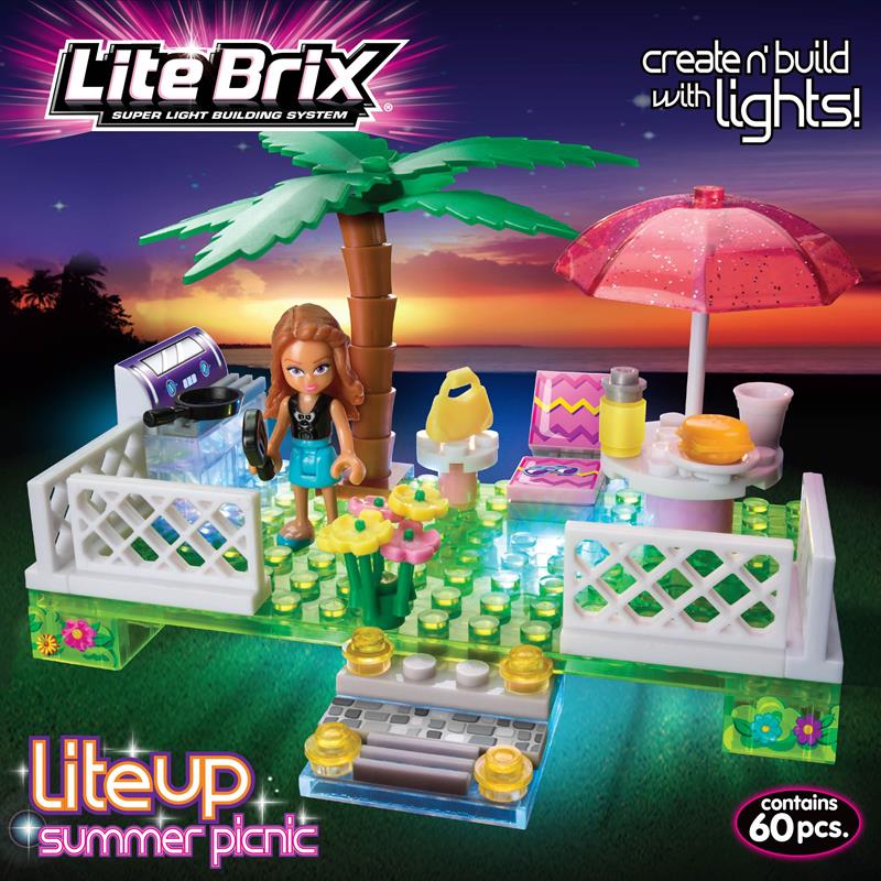 Lite Brix Mini Shop Playset - Summer Picnic