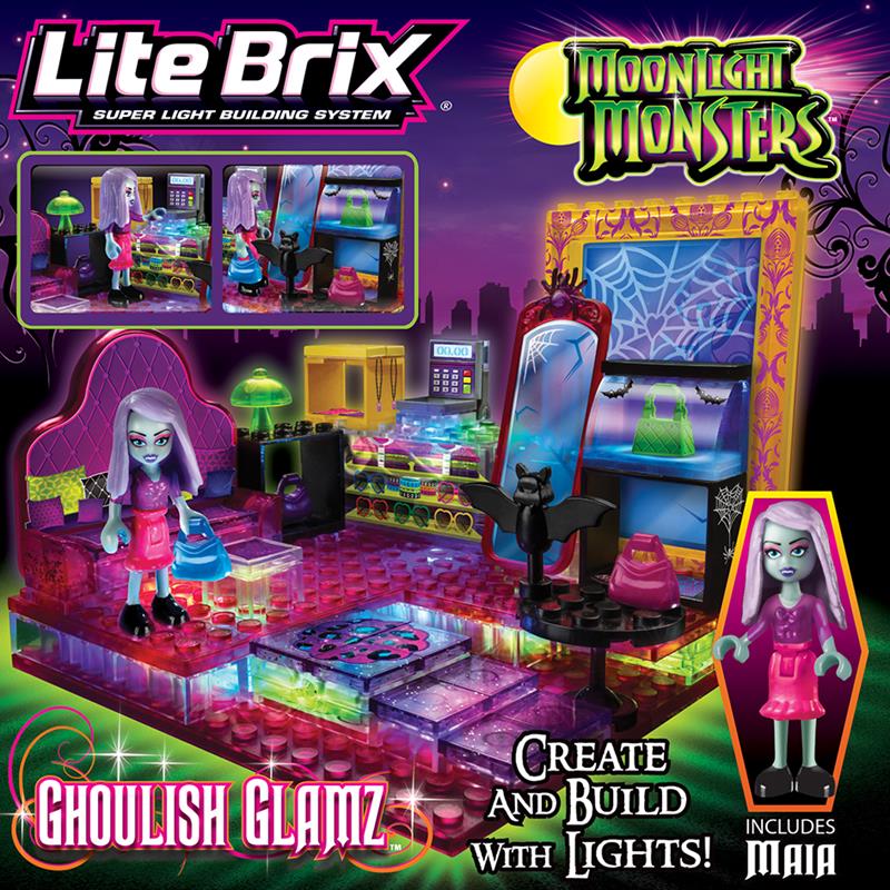 Lite Brix Moonlight Monsters Ghoulish Glamz Bout