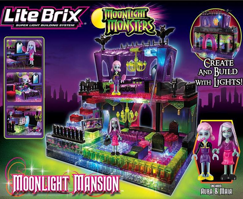 Lite Brix Moonlight Monsters Moonlight Mansion