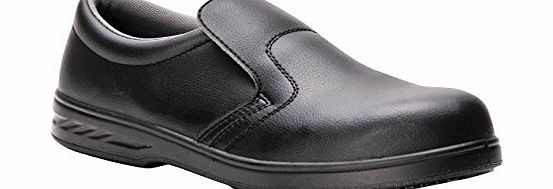 Lites Safety Footwear Lites Unisex Safety Slip On Shoe / Boot Black - Size: Euro - 44 / UK - 10 - great for everyday use in a commercial kitchen