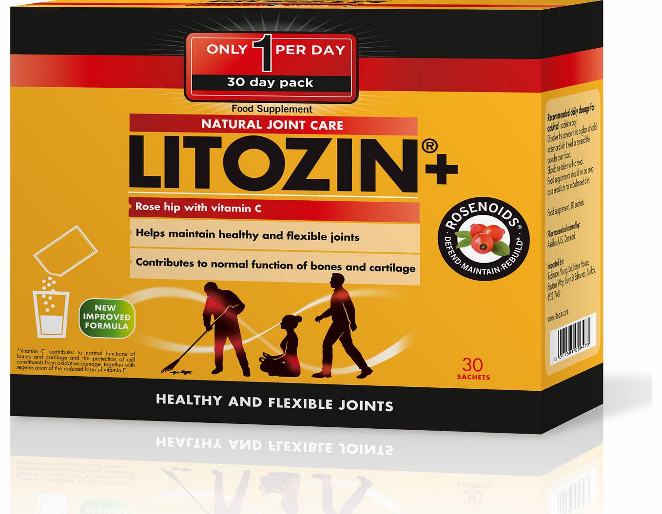 Litozin   Joint Supplement with Rosenoids Drink