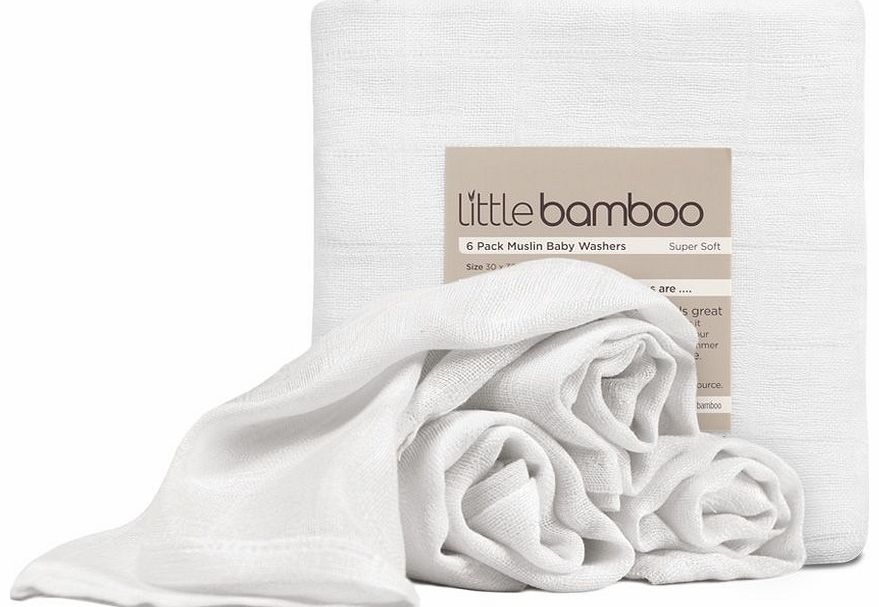 Little Bamboo Pack of 10 Muslin Squares