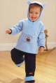 LITTLE BY LITTLE boys hooded jacket and pants set
