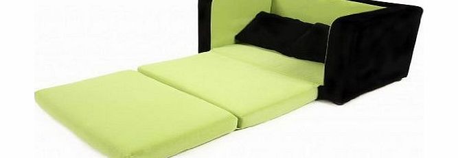 Little Devils Direct Black and Green Smartypants Sofa Bed