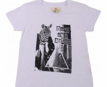 Little Eleven Paris Anebre T-shirt White `6 years,8 years,10