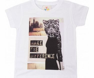 Little Eleven Paris Anthere T-shirt White `8 years,10 years,12