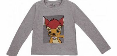 Little Eleven Paris Bambi T-shirt Heather grey `6 years,8 years,10