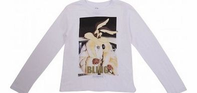 Little Eleven Paris Bling T-shirt White `8 years,10 years,12
