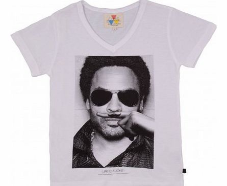 Little Eleven Paris Lenny T-shirt White `8 years,10 years,12