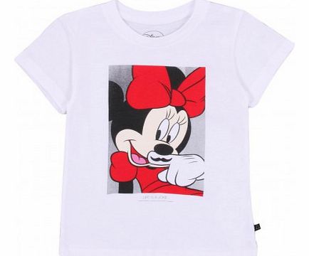 Little Eleven Paris Minnie T-shirt White `10 years