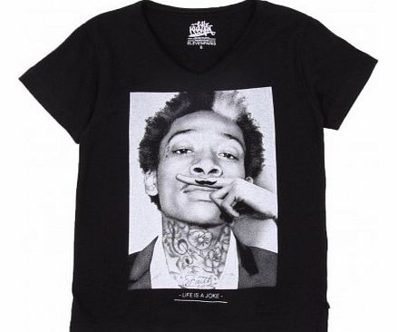 Little Eleven Paris Wiz T-shirt Noir `8 years,10 years,12 years,14