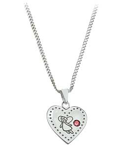 Little Gems Sterling Silver Heart Pendant