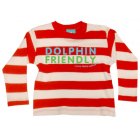 Little Green Radicals Dolphin Friendly Baby Longsleeved Tee (Red,