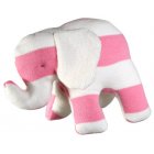 Little Green Radicals Ellie The Elephant (Pink with Pink Stripes)