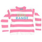 Little Green Radicals Free Range Baby Longsleeved Tee (Pink With White