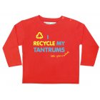 Little Green Radicals I Recycle My Tantrums Baby Longsleeved Tee (Fox