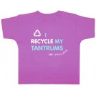 Little Green Radicals I Recycle My Tantrums Baby Short Sleeved Tee