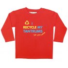 I Recycle My Tantrums Kids Longsleeved Tee (Fox