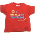 Little Green Radicals I Recycle my Tantrums Kids Short Sleeved Tee