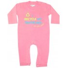 Little Green Radicals I Recycle My Tantrums Playsuit (Piglet Pink)