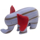 Isaac The Elephant (Blue and Brown Stripes)