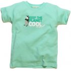 Little Green Radicals Keep The Planet Cool Kids Short Sleeve Tee (Toad
