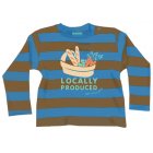 Little Green Radicals Locally Produced Baby Longsleeved Tee (Blue And