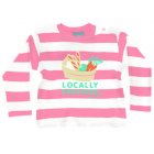 Little Green Radicals Locally Produced Baby Longsleeved Tee (Pink With