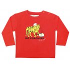 Little Green Radicals No Poaching Baby Longsleeved Tee (Fox Red)