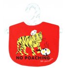 Little Green Radicals No Poaching Bib (Fox Red)